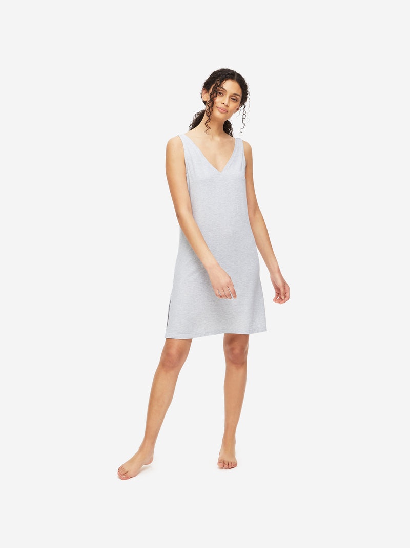Women's Chemise Ethan Micro Modal Stretch Silver - 3