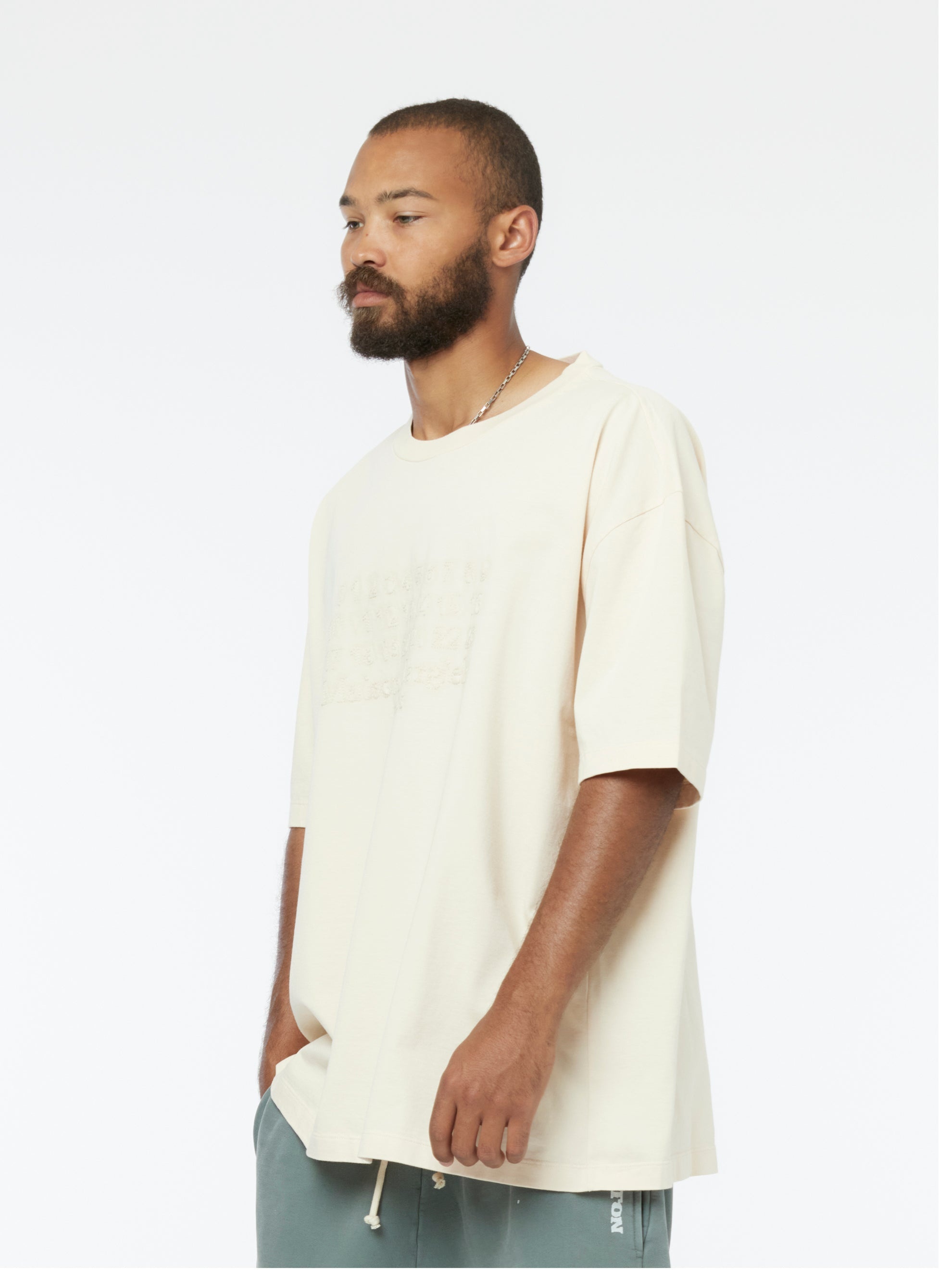 HEAVY JERSEY T-SHIRT (BEIGE) - 2