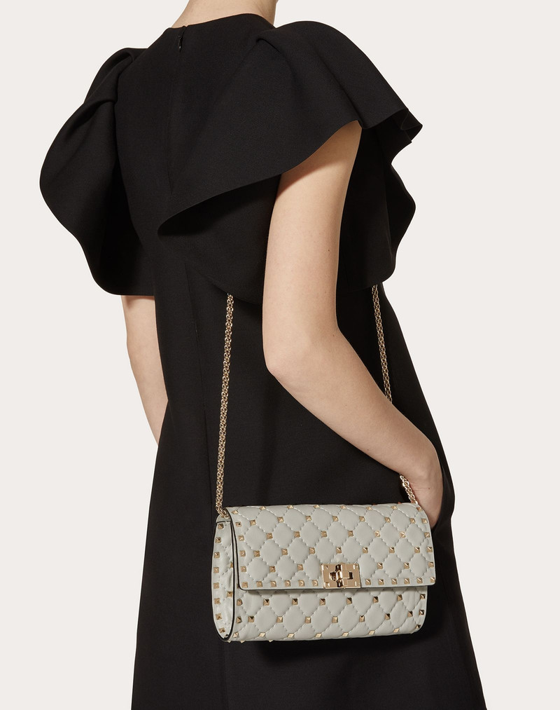 Rockstud Spike Nappa Leather Crossbody Clutch Bag 6