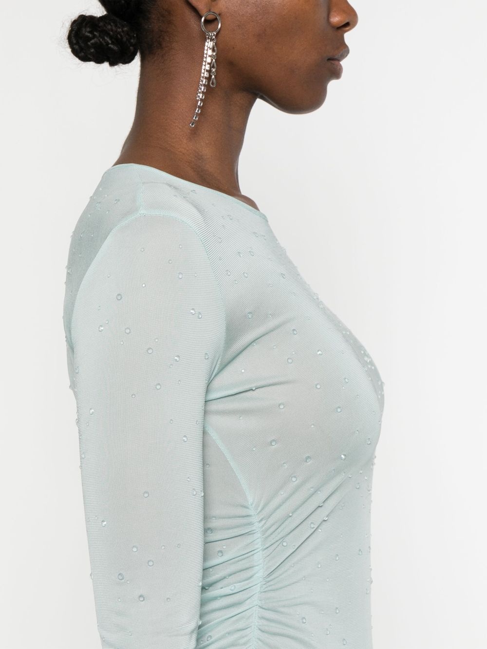 sheer maxi dress - 5