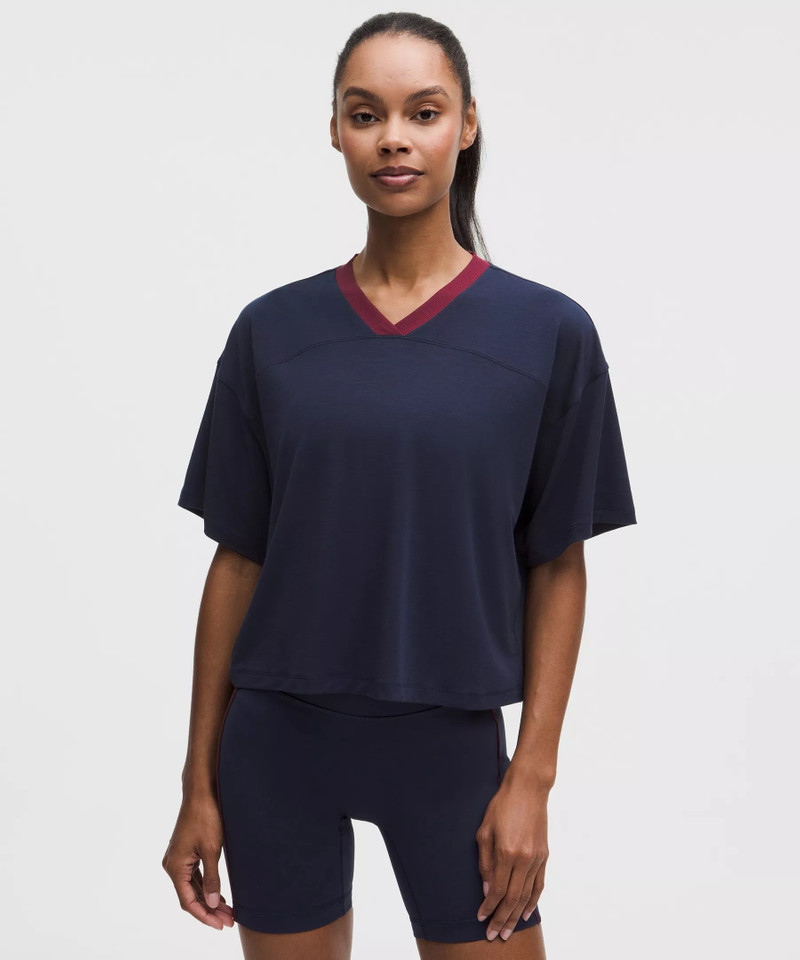 Jersey Training V-Neck T-Shirt 1