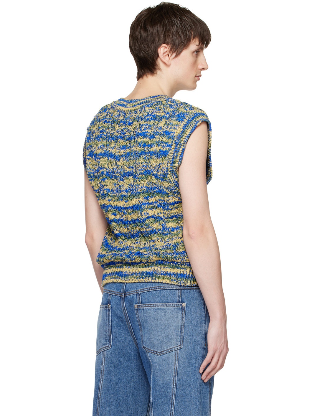 Blue & Yellow Otreto Vest - 3