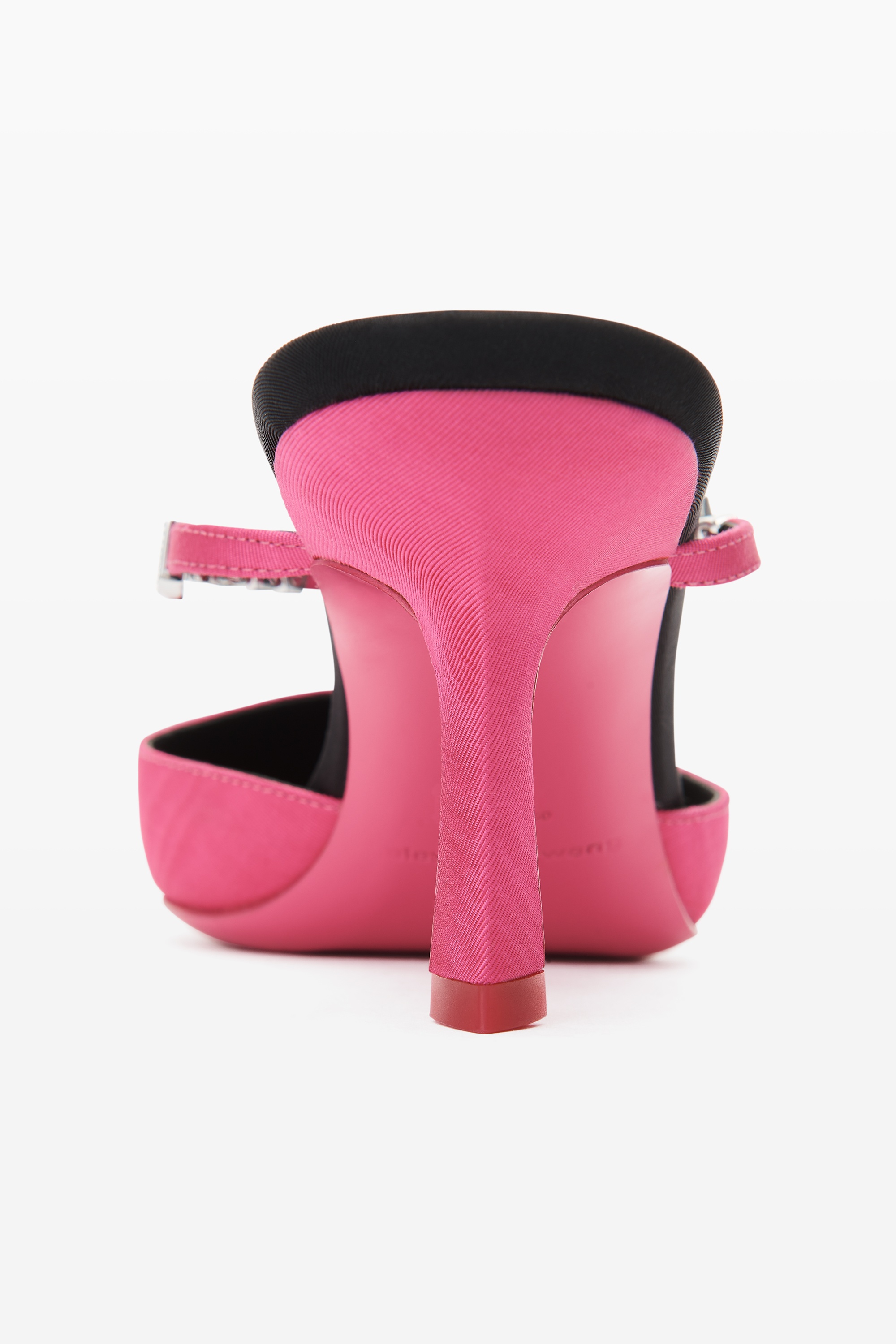 DELPHINE 65 LOGO STRAP MULE IN VISCOSE - 5