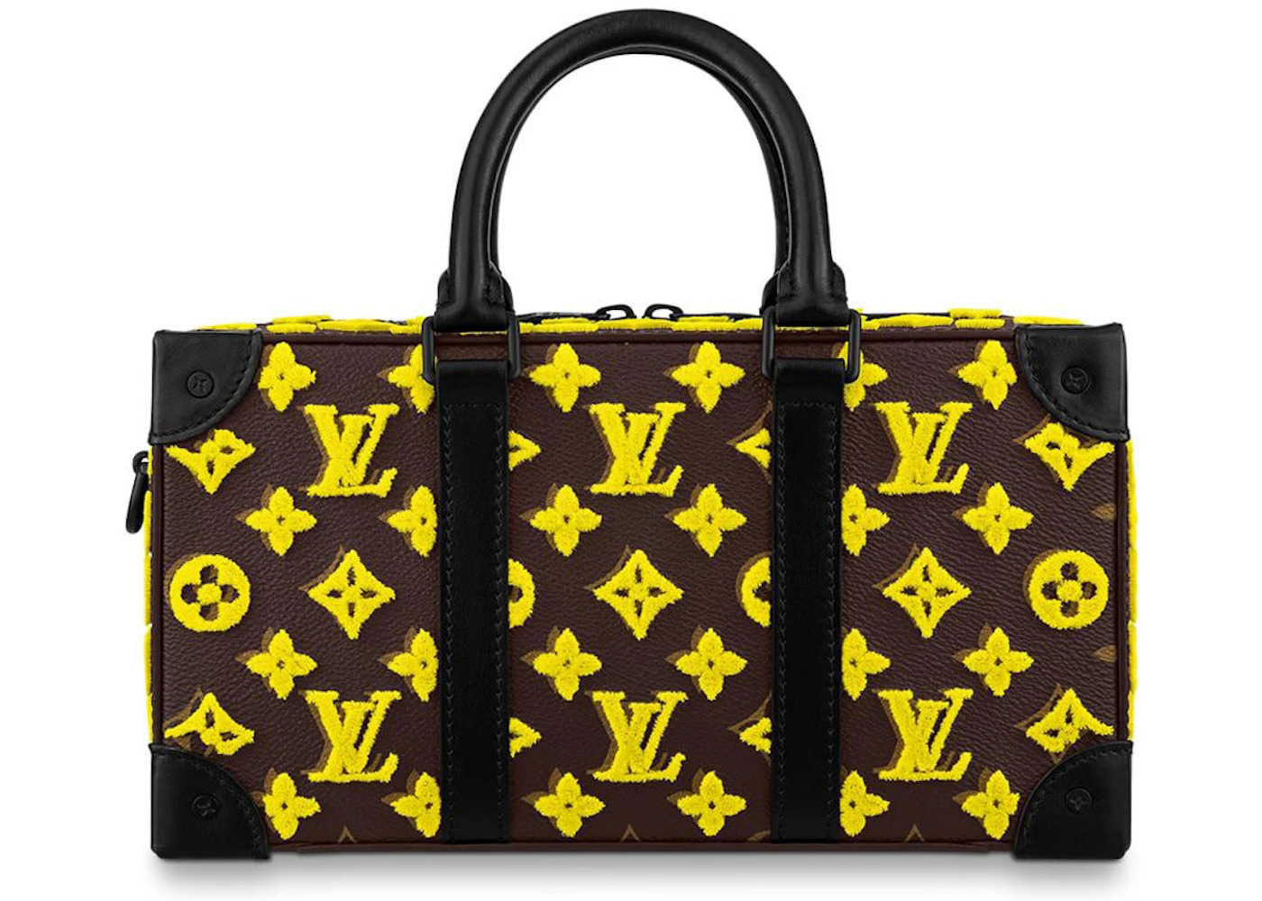 Louis Vuitton Trunk Speedy Monogram Tuffetage Yellow - 2