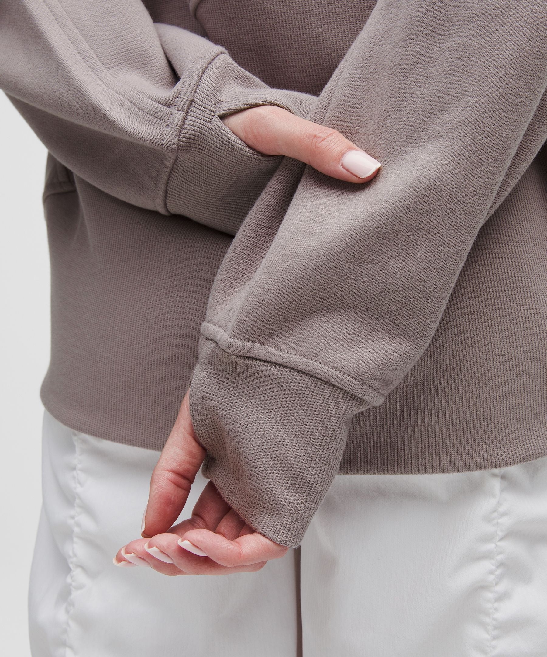 Scuba Oversized Half-Zip Hoodie *Long - 6