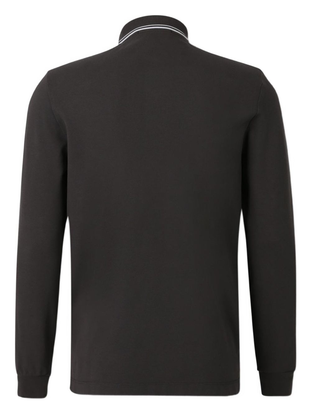 logo-patch polo shirt - 2