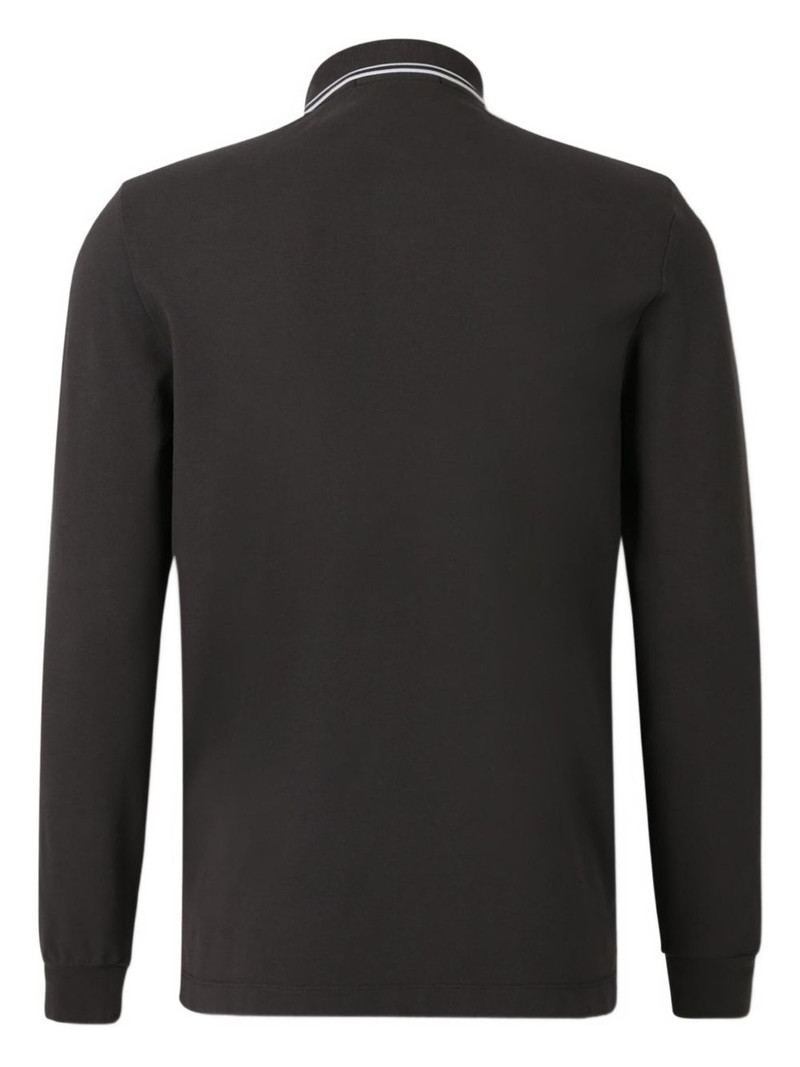 Stone Island logo-patch polo shirt outlook