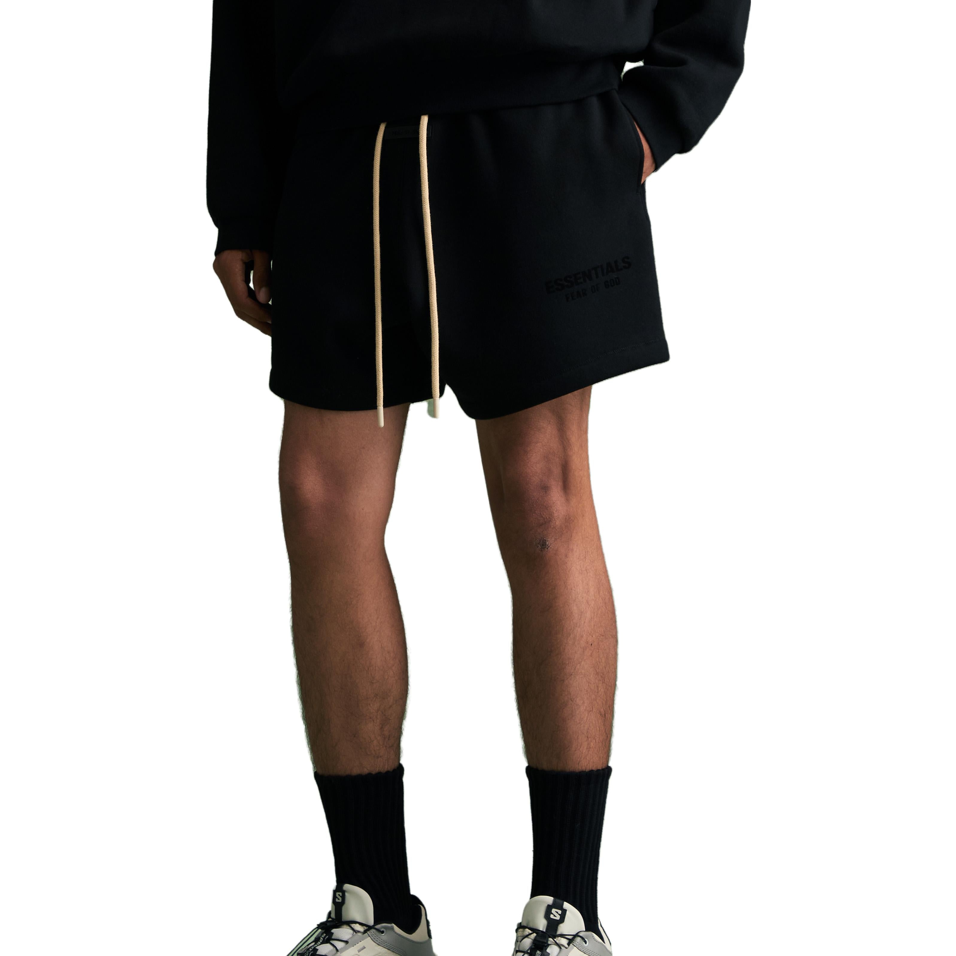 Fear of God Essentials FW23 Sweatshort 'Jet Black' 160BT232000F - 3