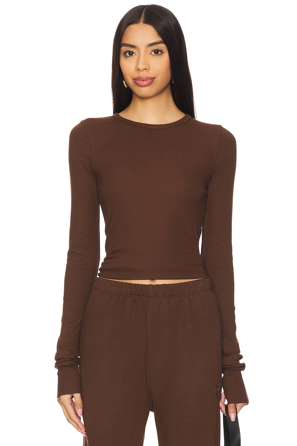 Long Sleeve Fitted Top - 1