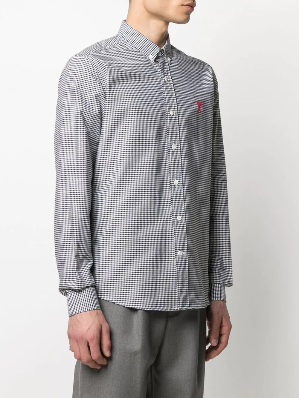 Ami de Coeur houndstooth shirt - 3