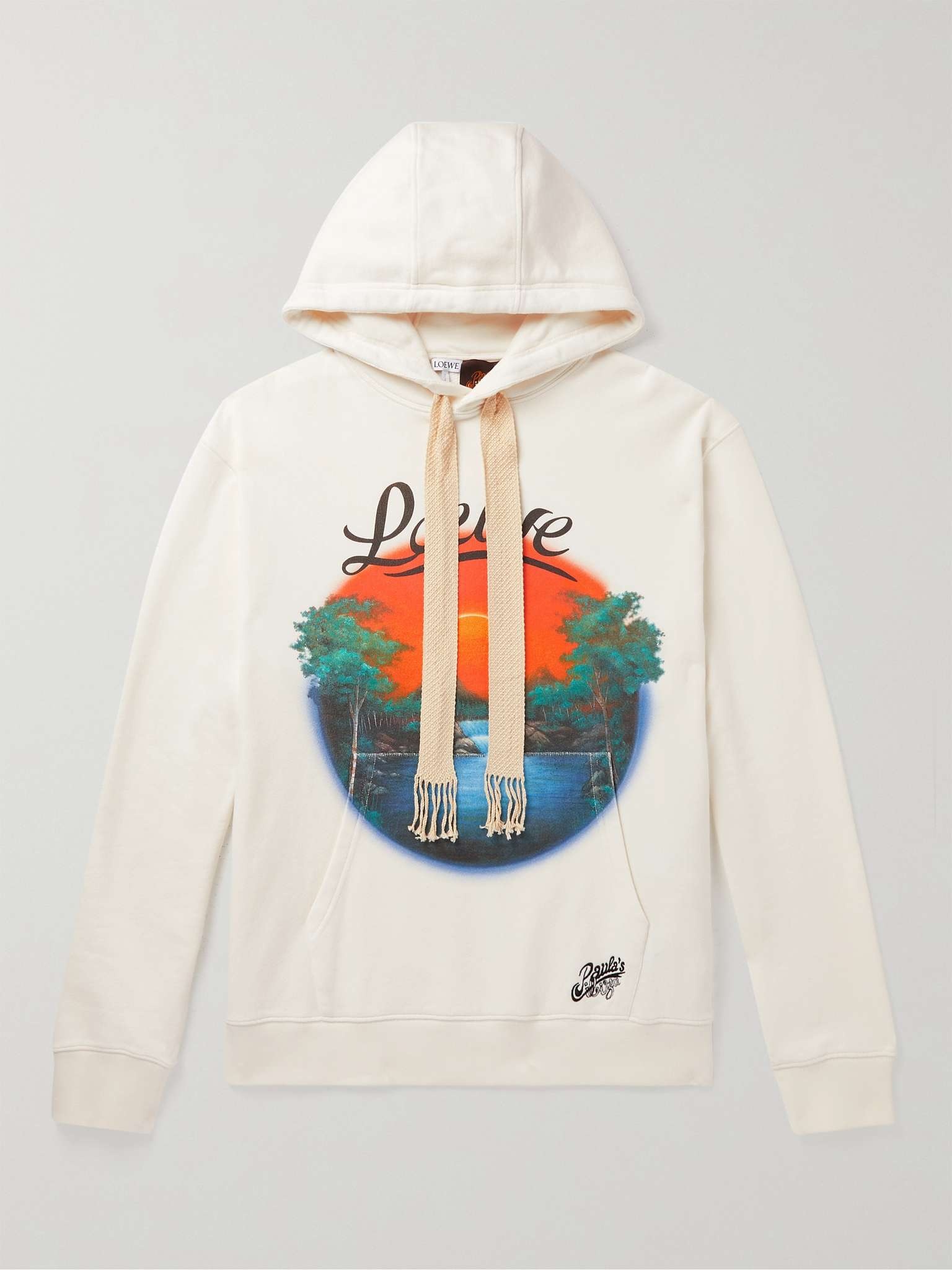 + Paula's Ibiza Printed Loopback Cotton-Jersey Hoodie - 1