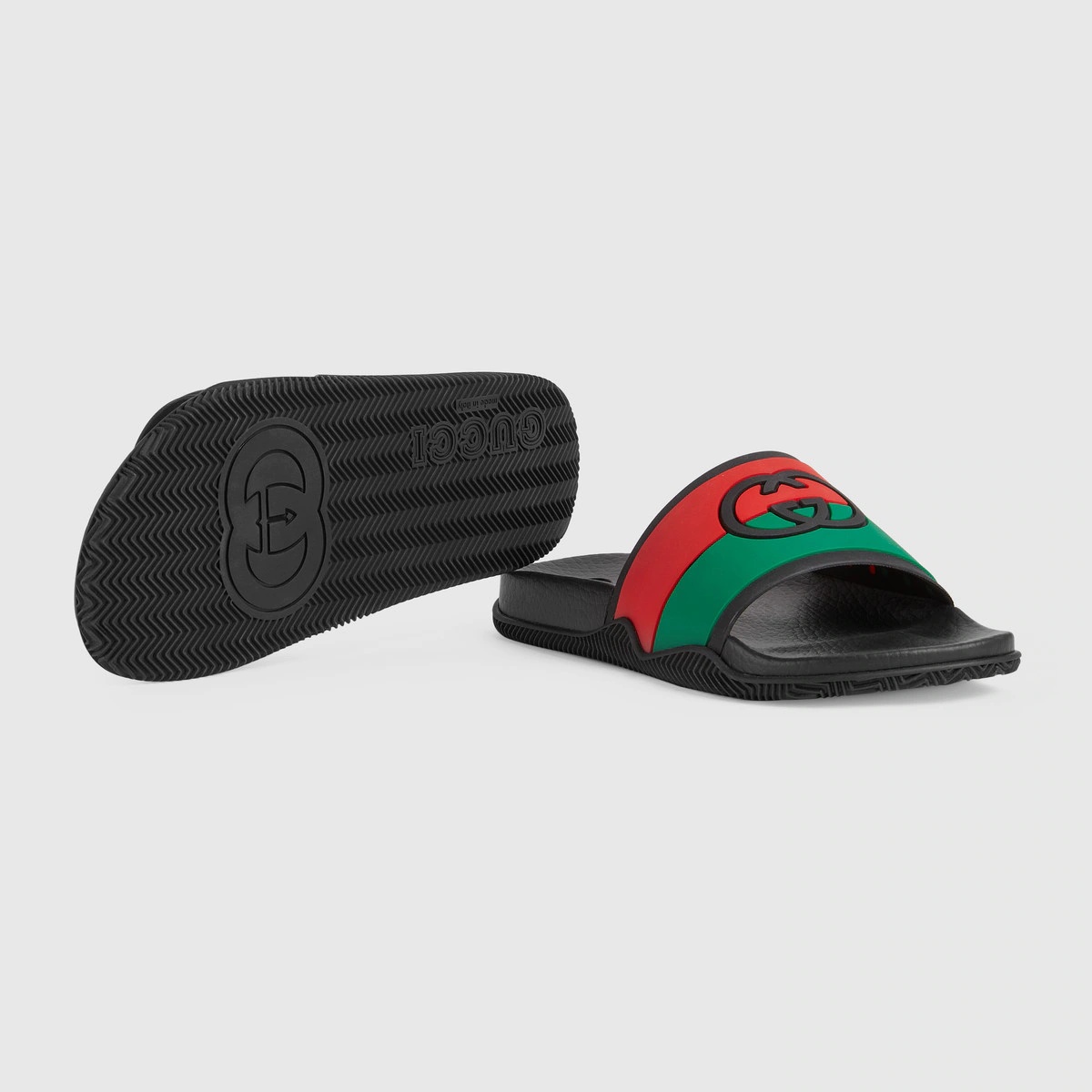 Women's Interlocking G slide sandal - 5