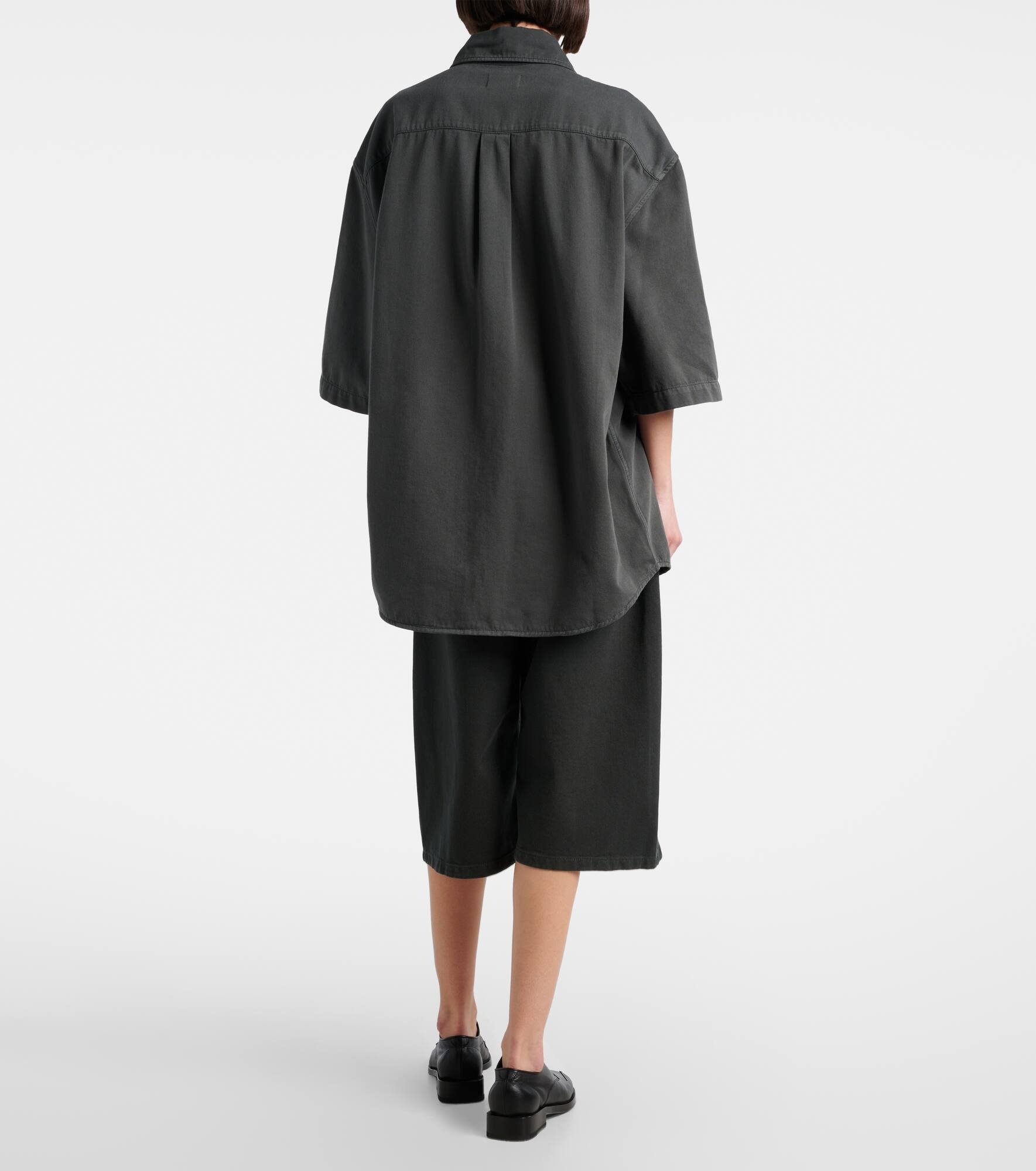 Oversized denim shirt - 3