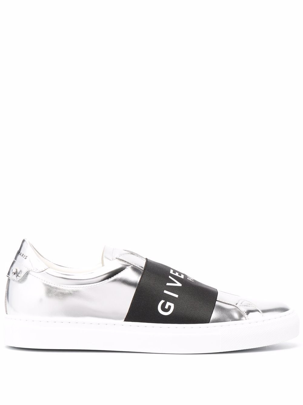 logo-strap low-top sneakers - 1