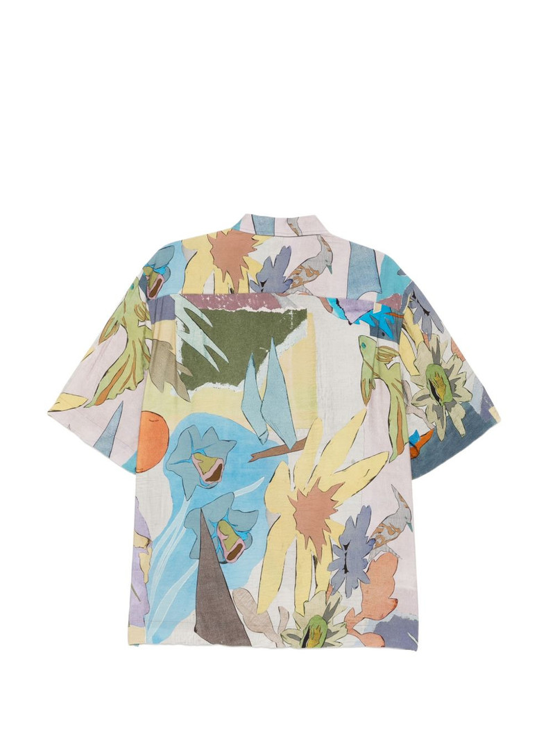 Paul Smith floral print shirt outlook