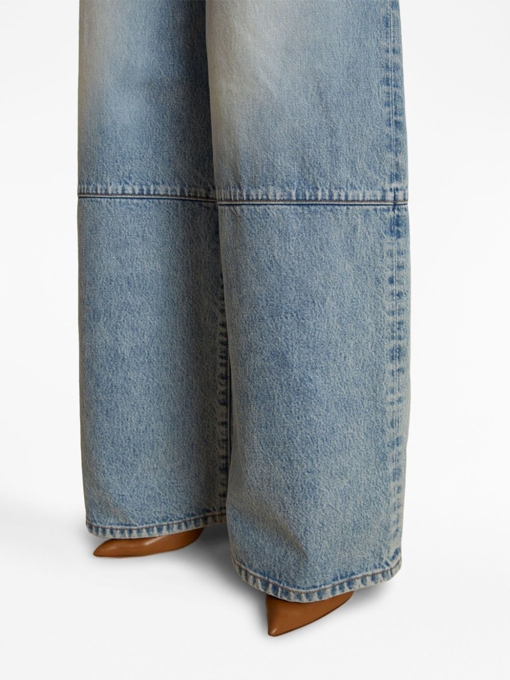 Isla high-rise wide-leg jeans - 7