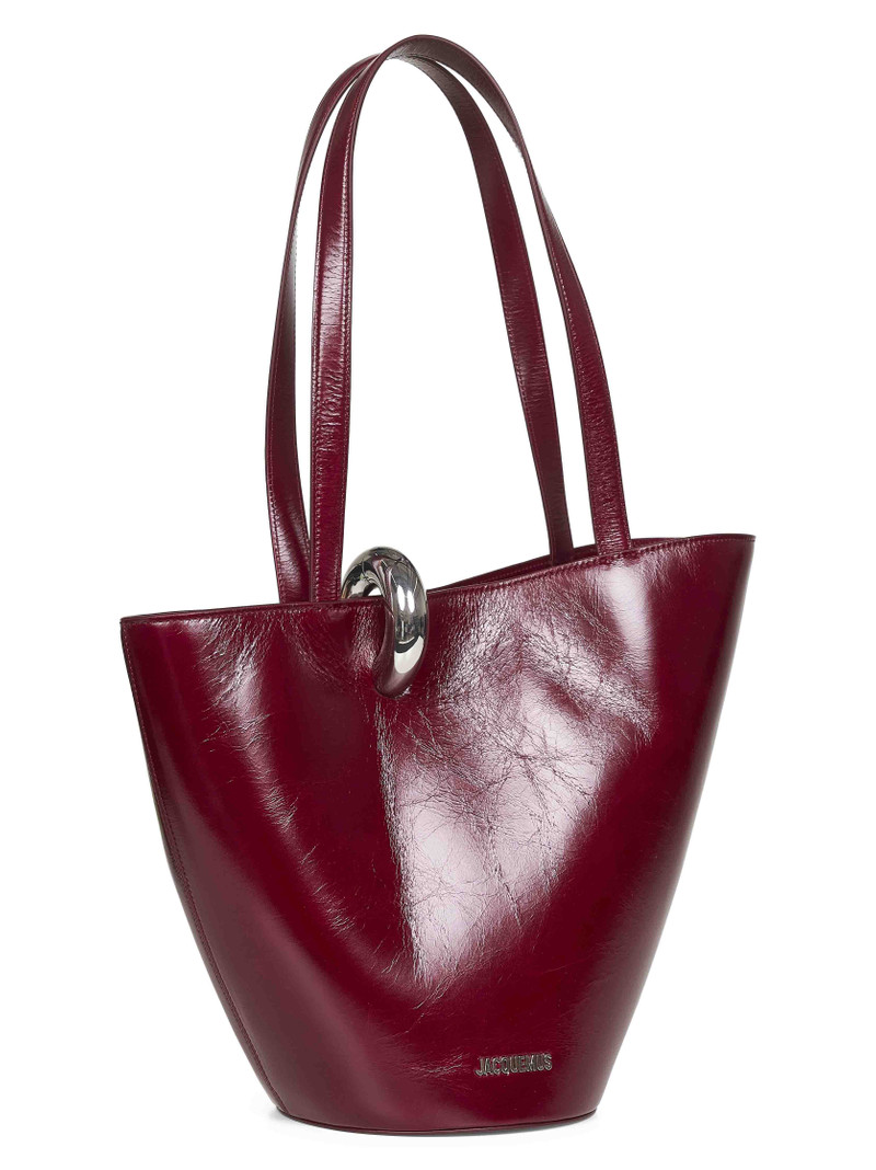 JACQUEMUS Burgundy The medium Bambola bucket bag outlook