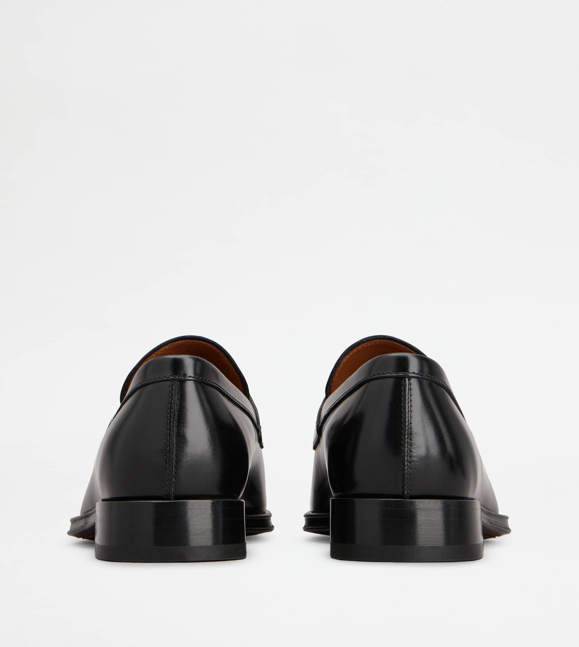 LOAFERS IN LEATHER - BLACK - 3
