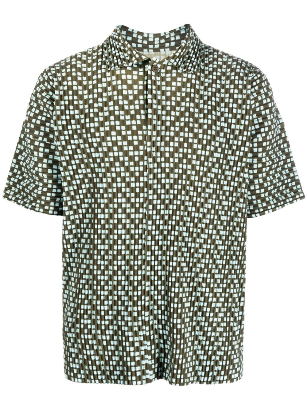 graphic-print short-sleeved shirt - 1