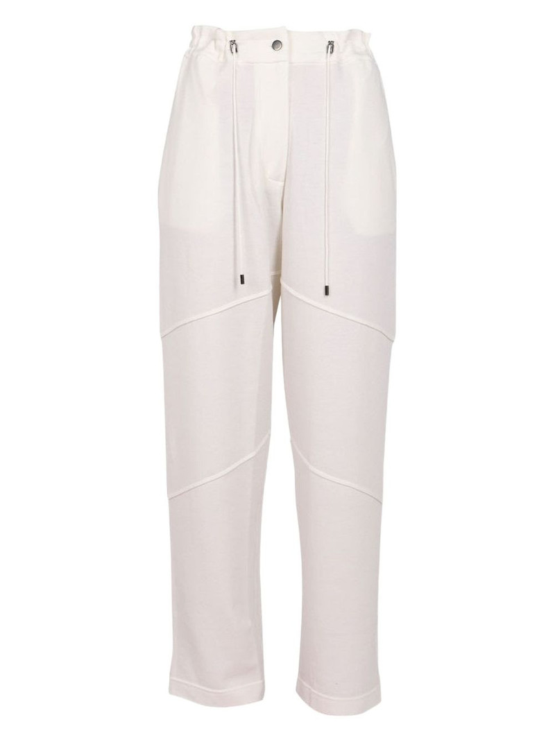 drawstring panelled trousers 1