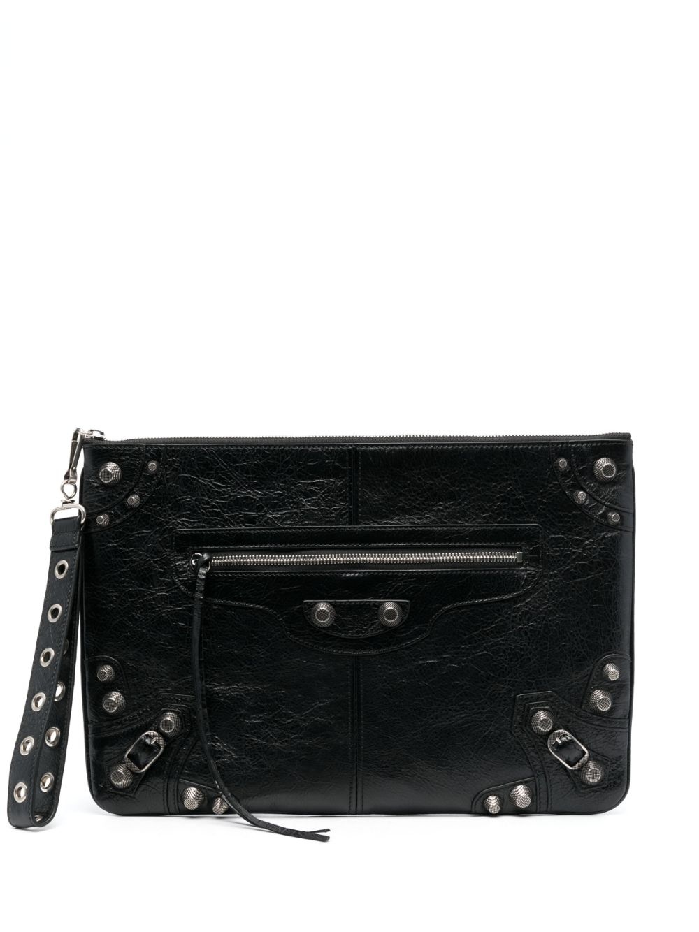 Le Cagole leather clutch bag - 1