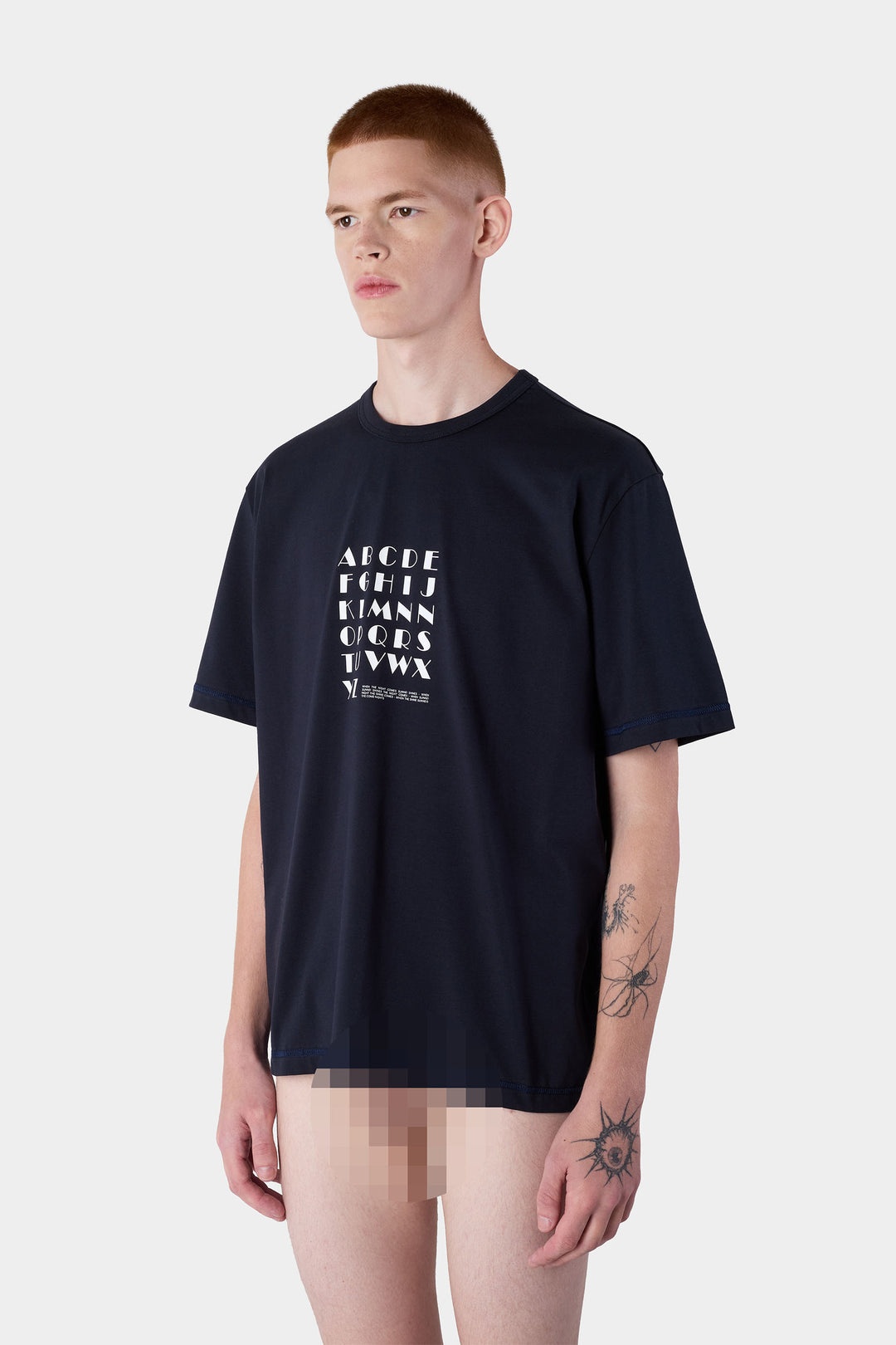 GLOW-IN-THE-DARK CLASSIC T-SHIRT / blue SUNNEI - 3