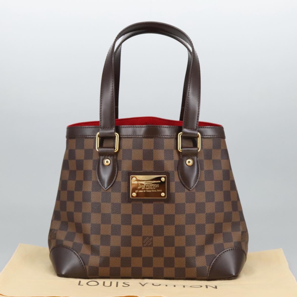 LOUIS VUITTON Damier Ebene Hampstead PM Tote Bag N51205 - 12