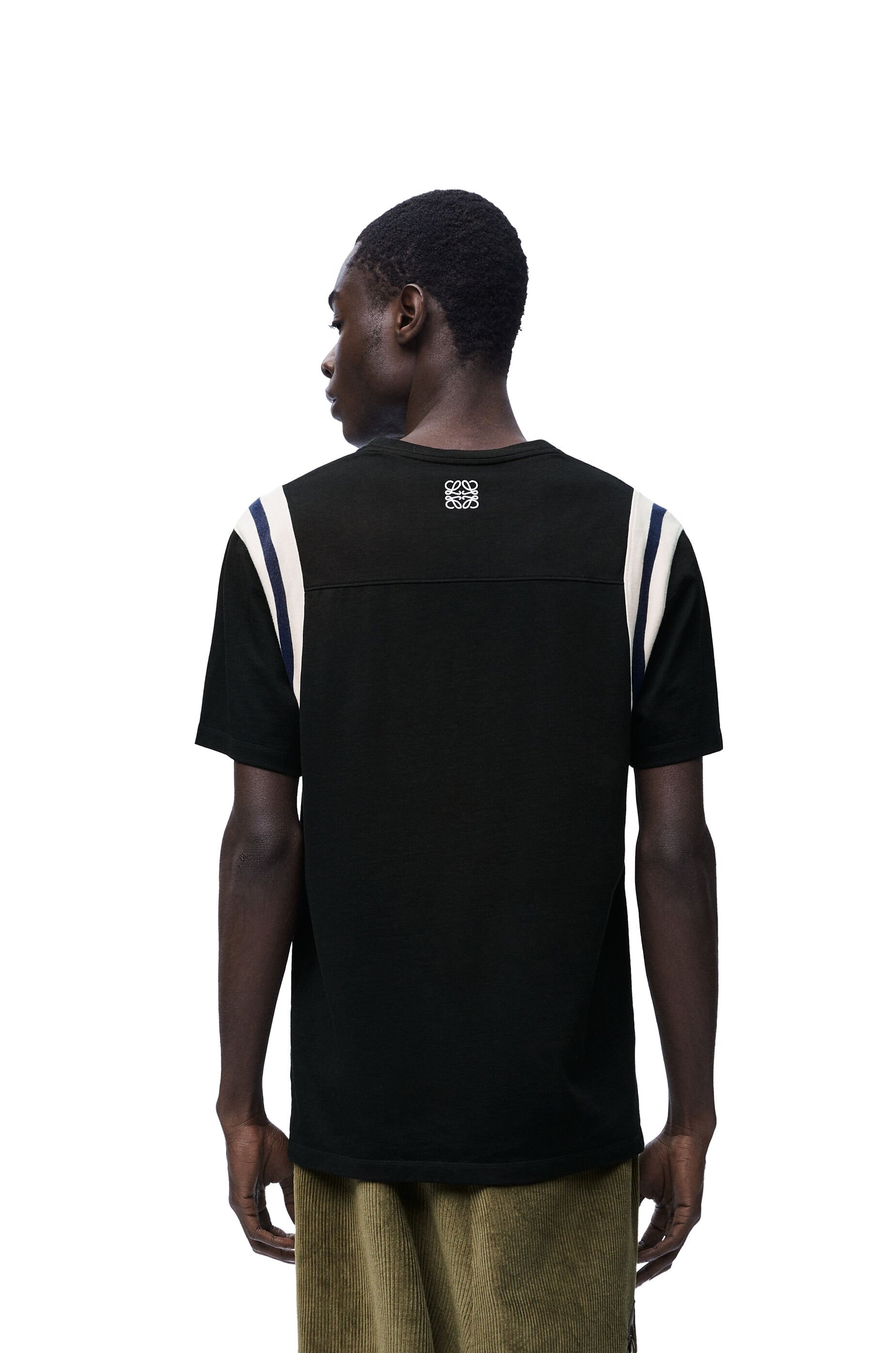 Regular fit T-shirt in cotton and viscose - 4