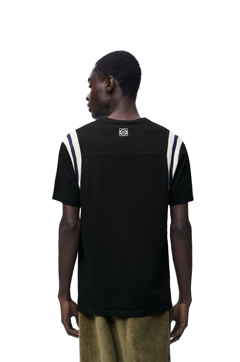 Regular fit T-shirt in cotton and viscose 4