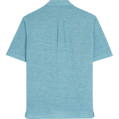 Vilebrequin Unisex Linen Bowling Shirt Solid outlook