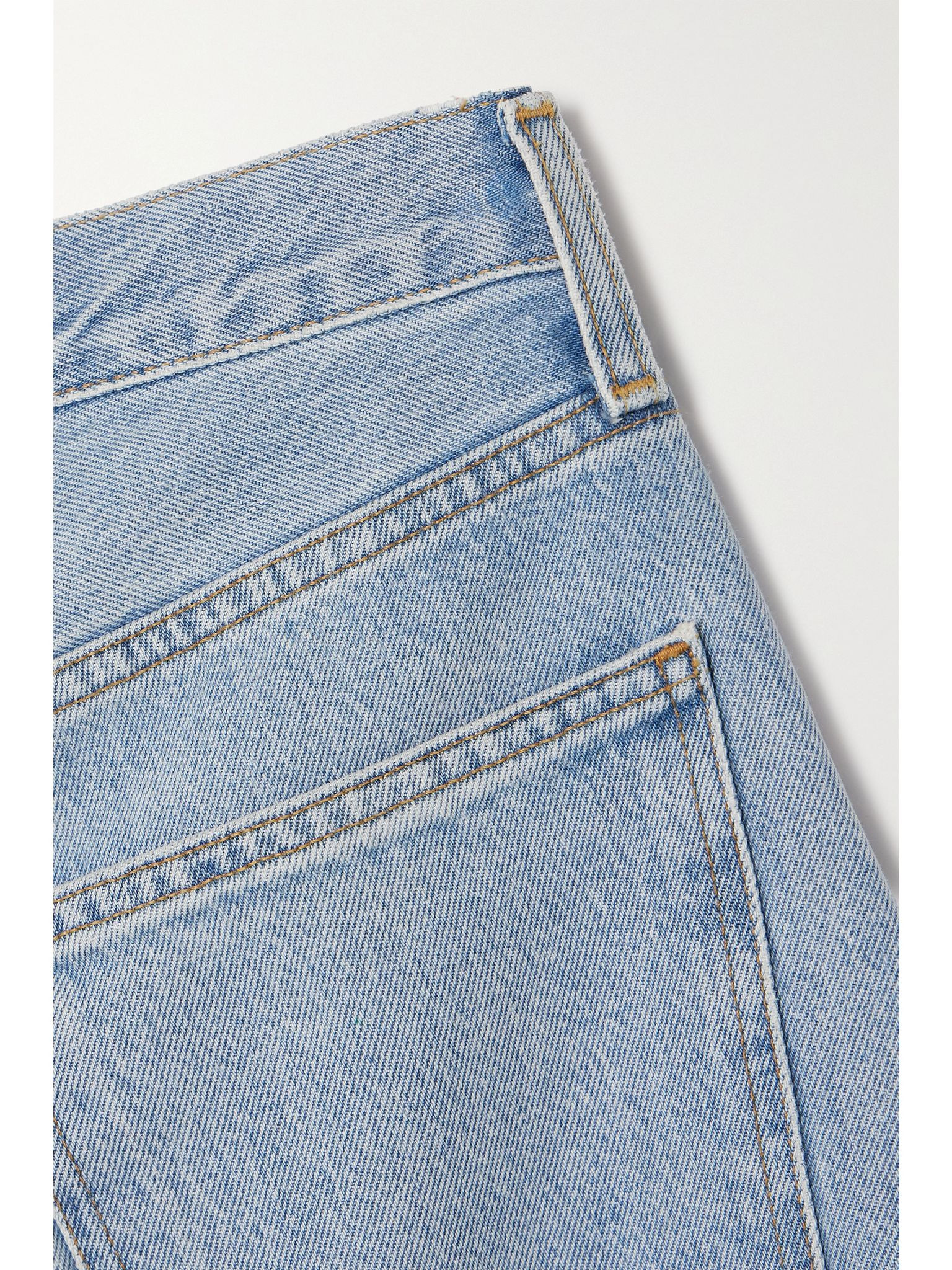 Luna high-rise tapered organic jeans Light denim - 6