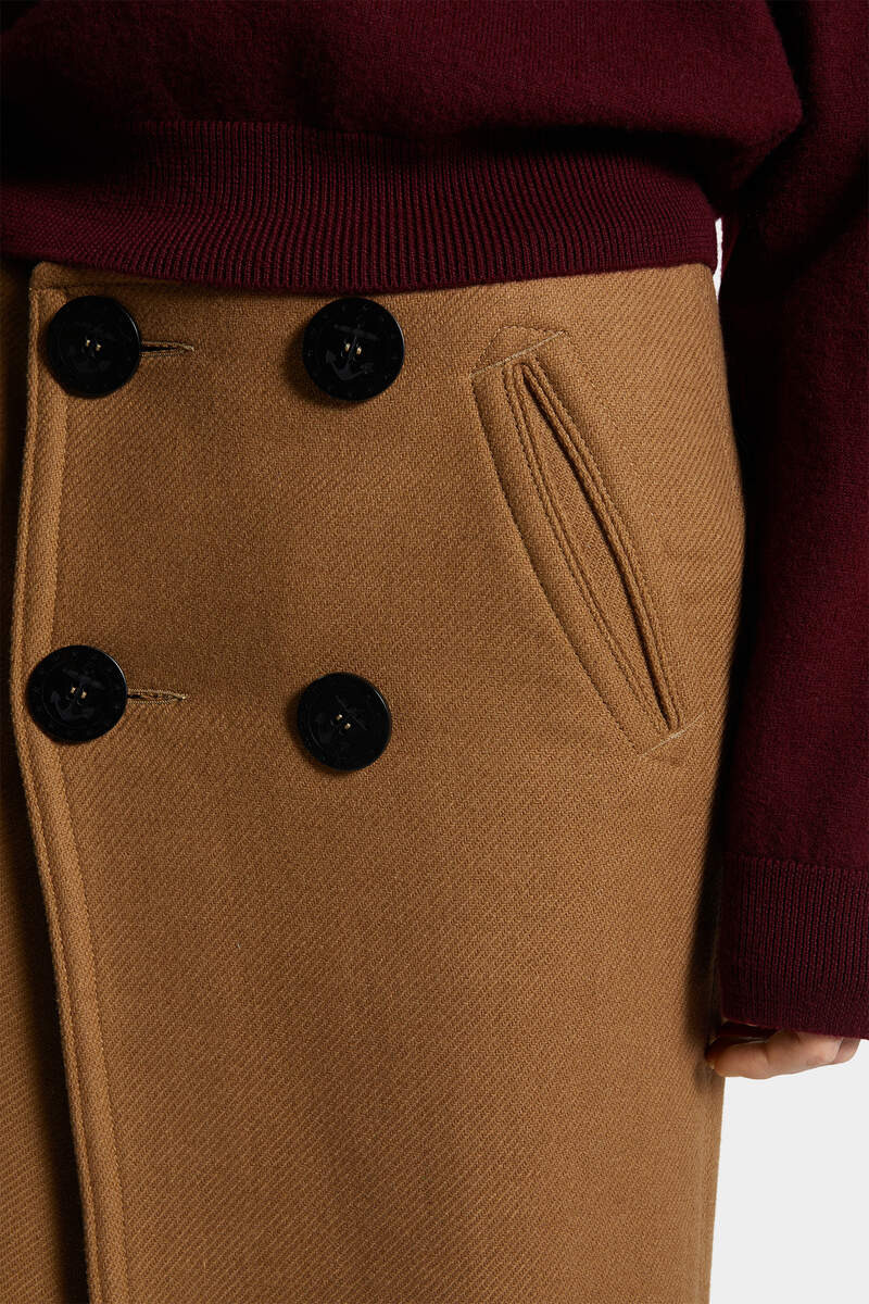 PEACOAT LONG SKIRT - 5