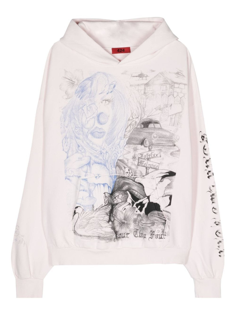 Valentina Grave cotton sweatshirt 1