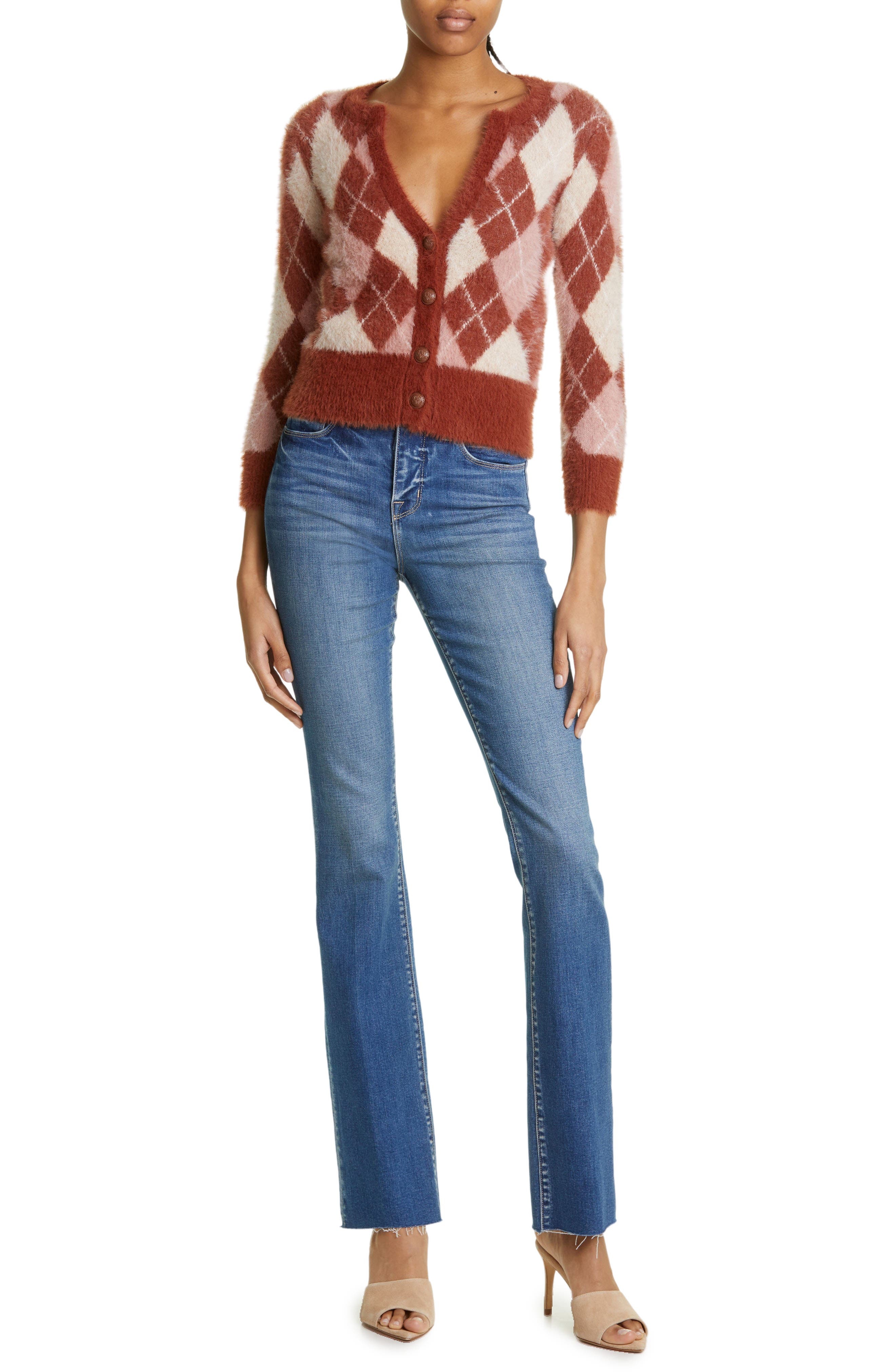 L'AGENCE Ruth Raw Hem Straight Leg Jeans in Cambridge at Nordstrom - 2