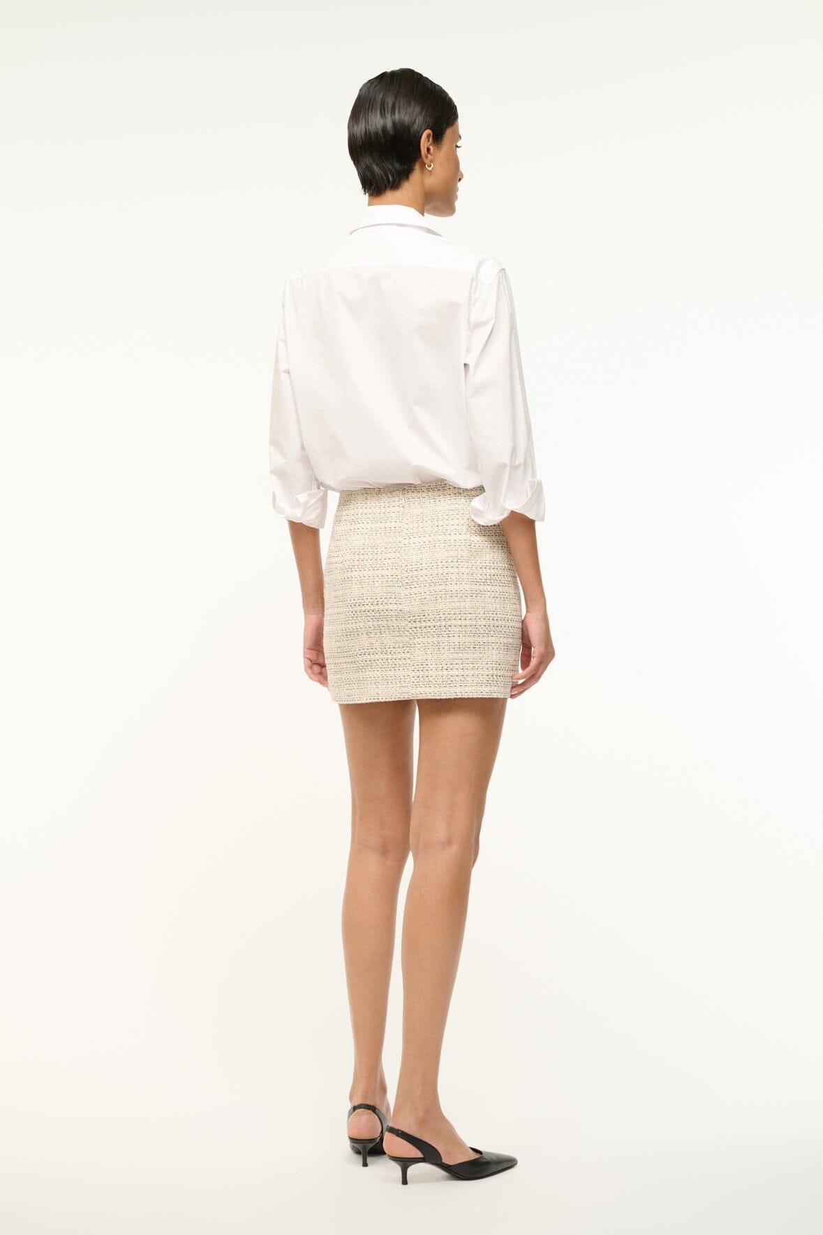 STAUD ANITA SKIRT IVORY MULTI - 4