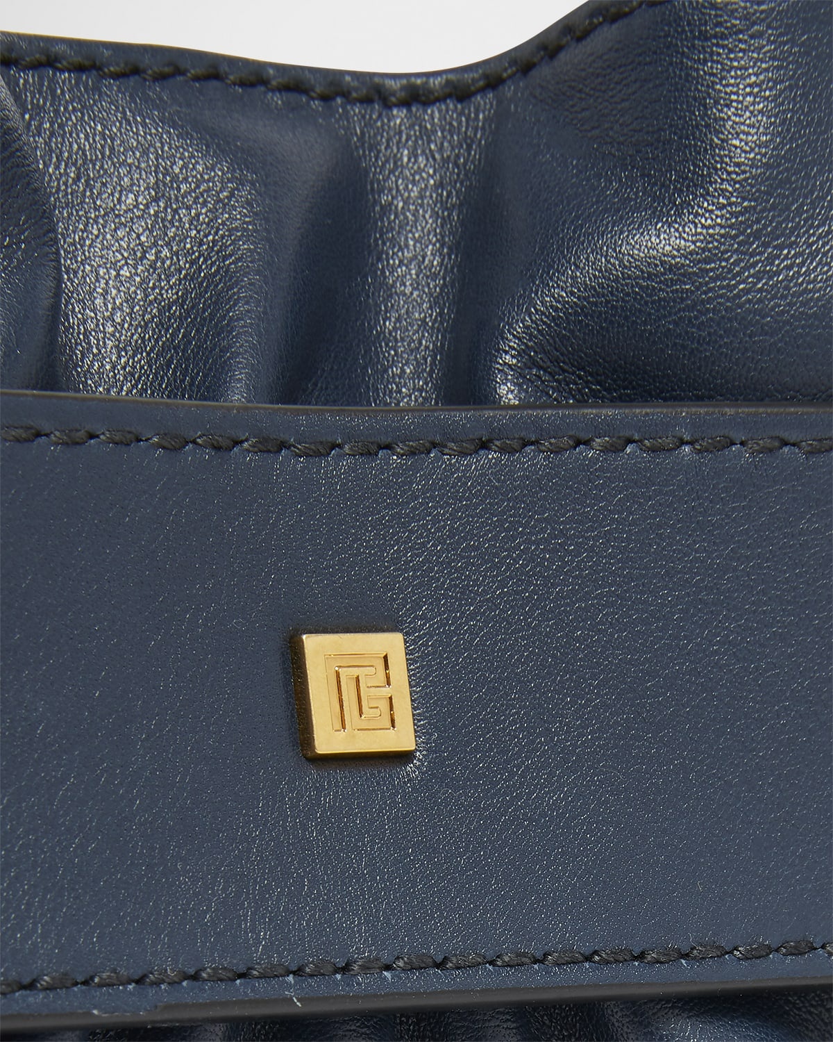 Anthem Mini Buckle Shoulder Bag in Calfskin Leather - 5