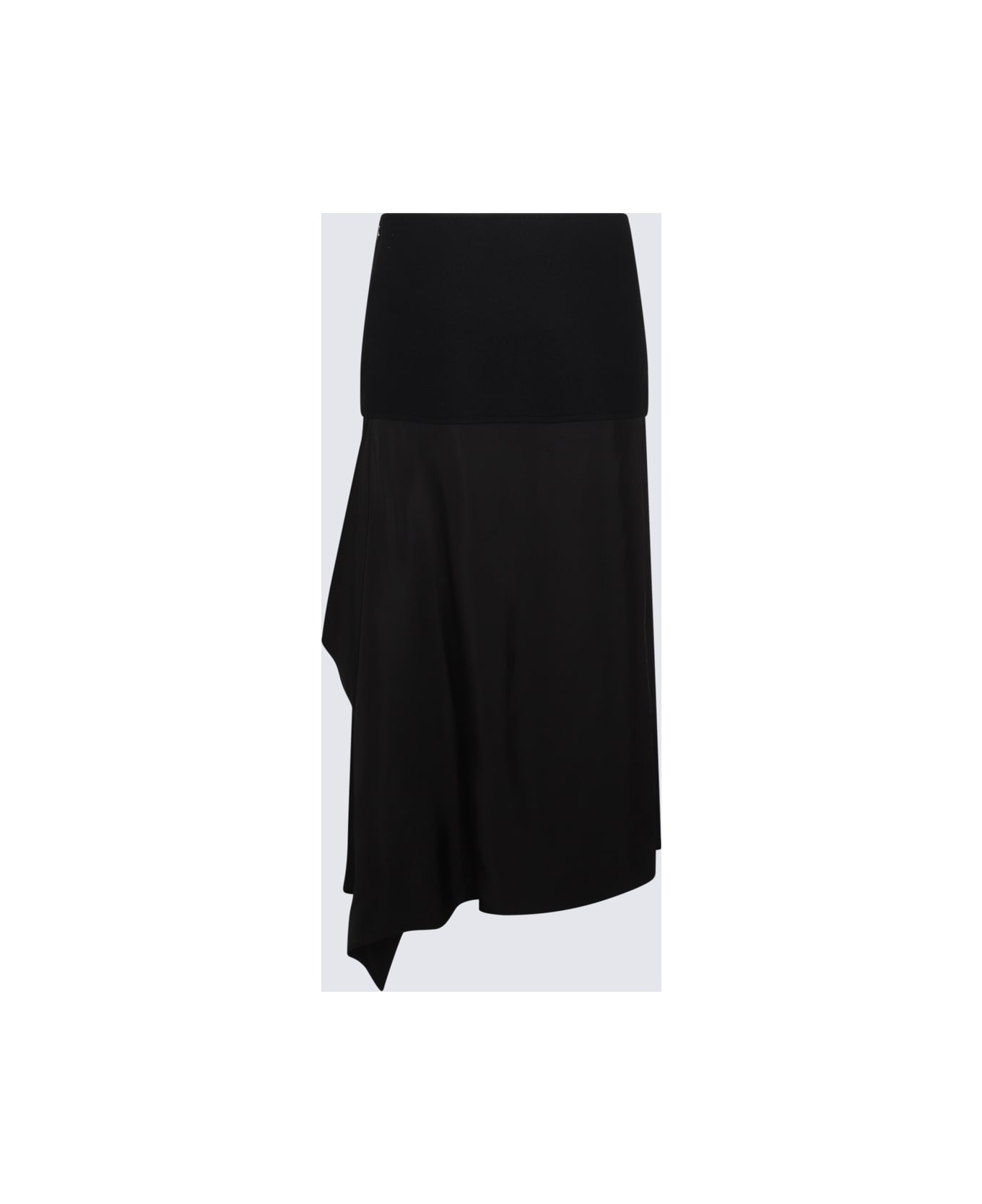 Black Wool Skirt - 2