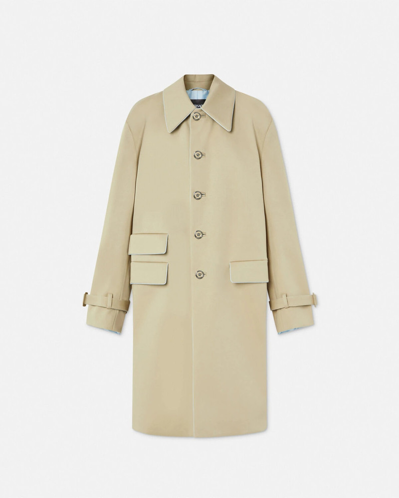 Bonded Gabardine Trench Coat 1