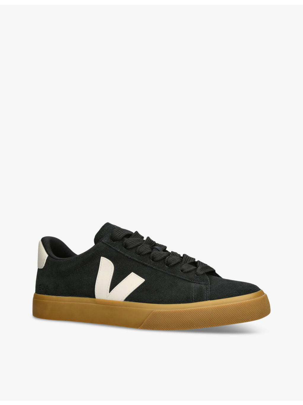 Campo Bold logo-embroidered suede low-top trainers - 3
