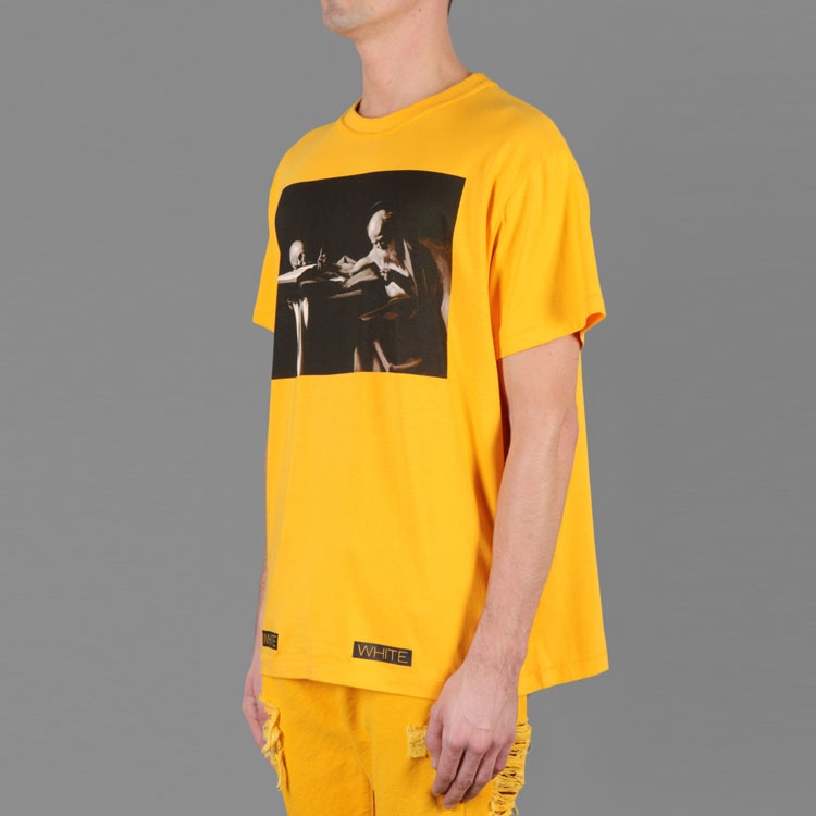 Off-White Unisex SS21 Co Virgil Ablo Ow Tee Yellow AU1001-03-04 - 5