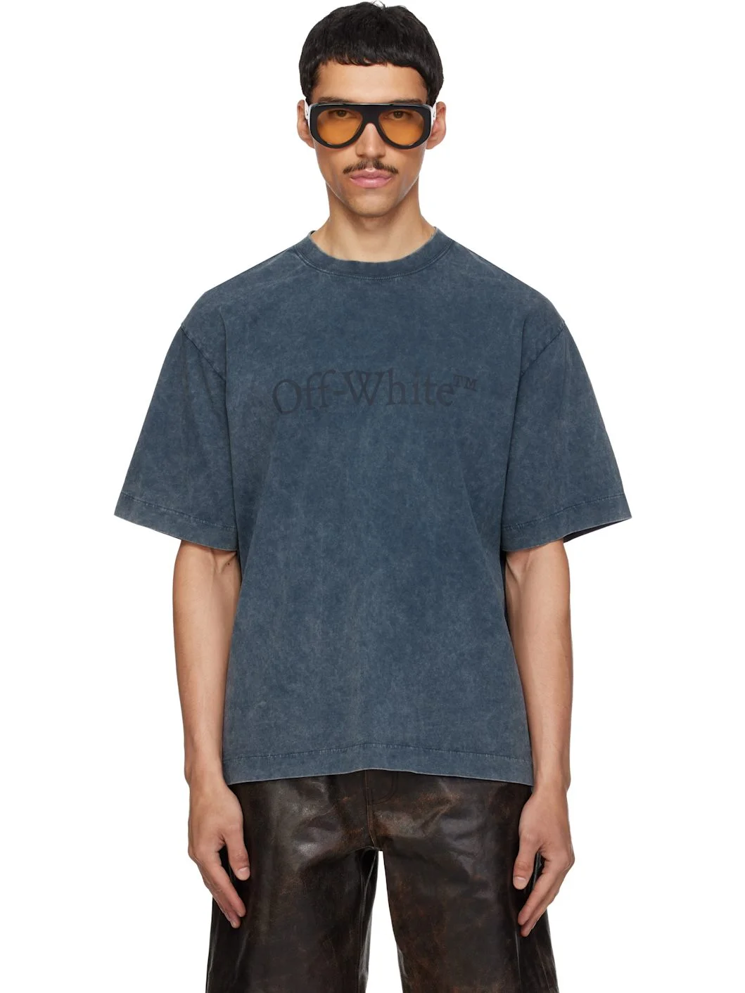 Navy Bookish Mar Skate T-shirt - 1