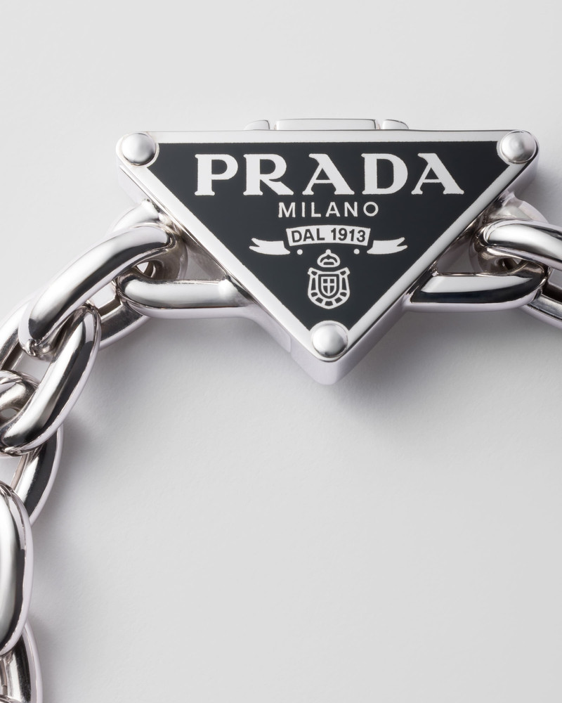 Prada Silver chain bracelet outlook