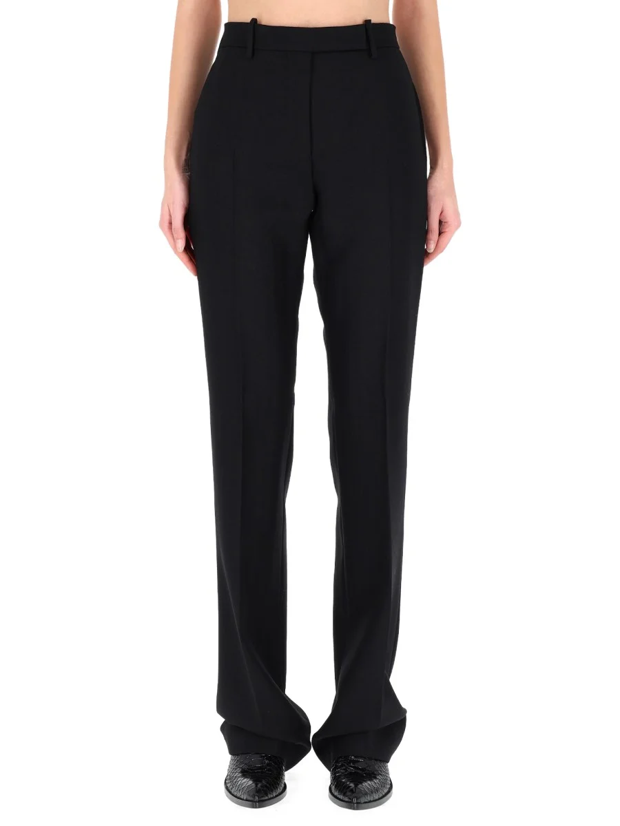 VIRGIN WOOL TAILORED PANTS - 1