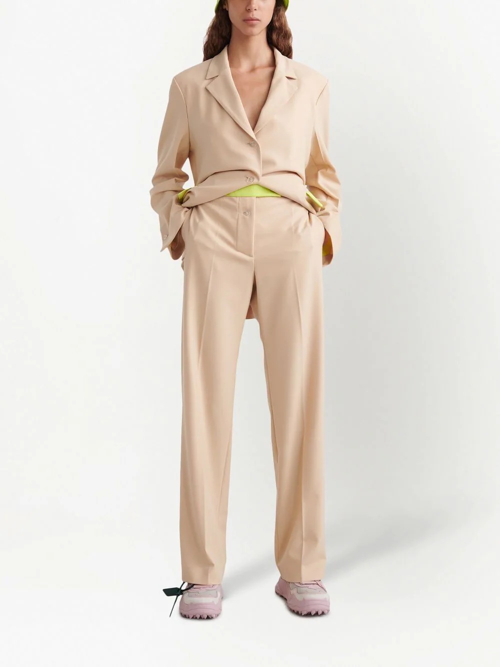Active straight-leg tailored trousers - 2