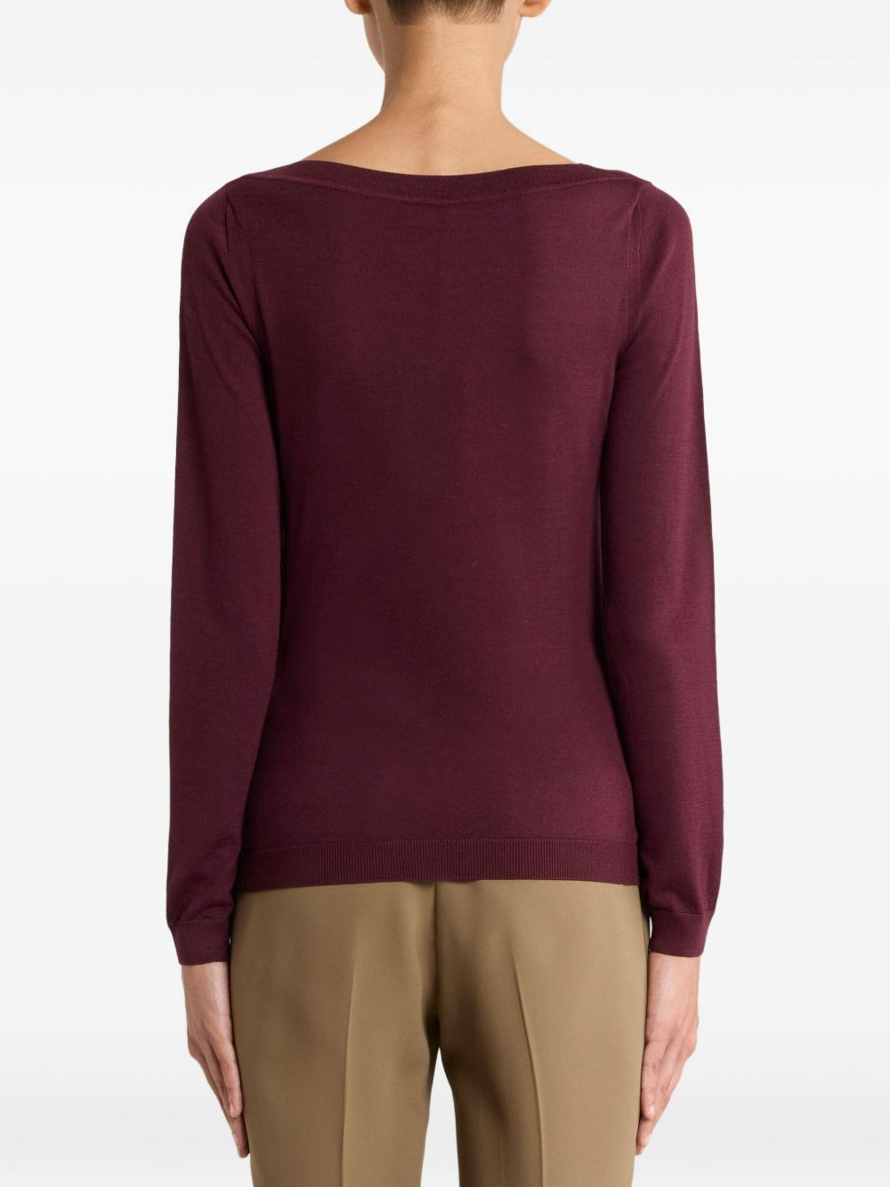 jacquard floral-embroidered sweater - 3