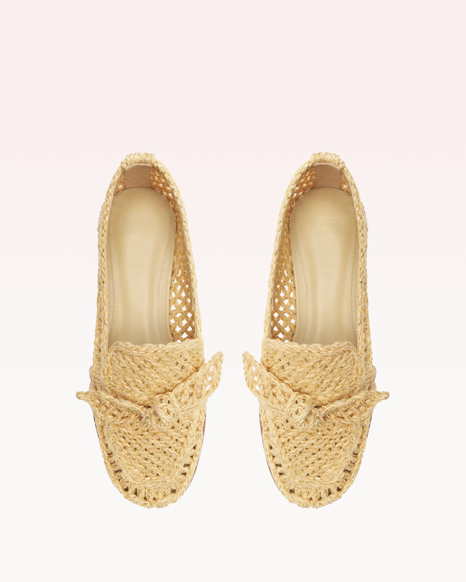 RAFFIA PENNY LOAFER PEARL - 4