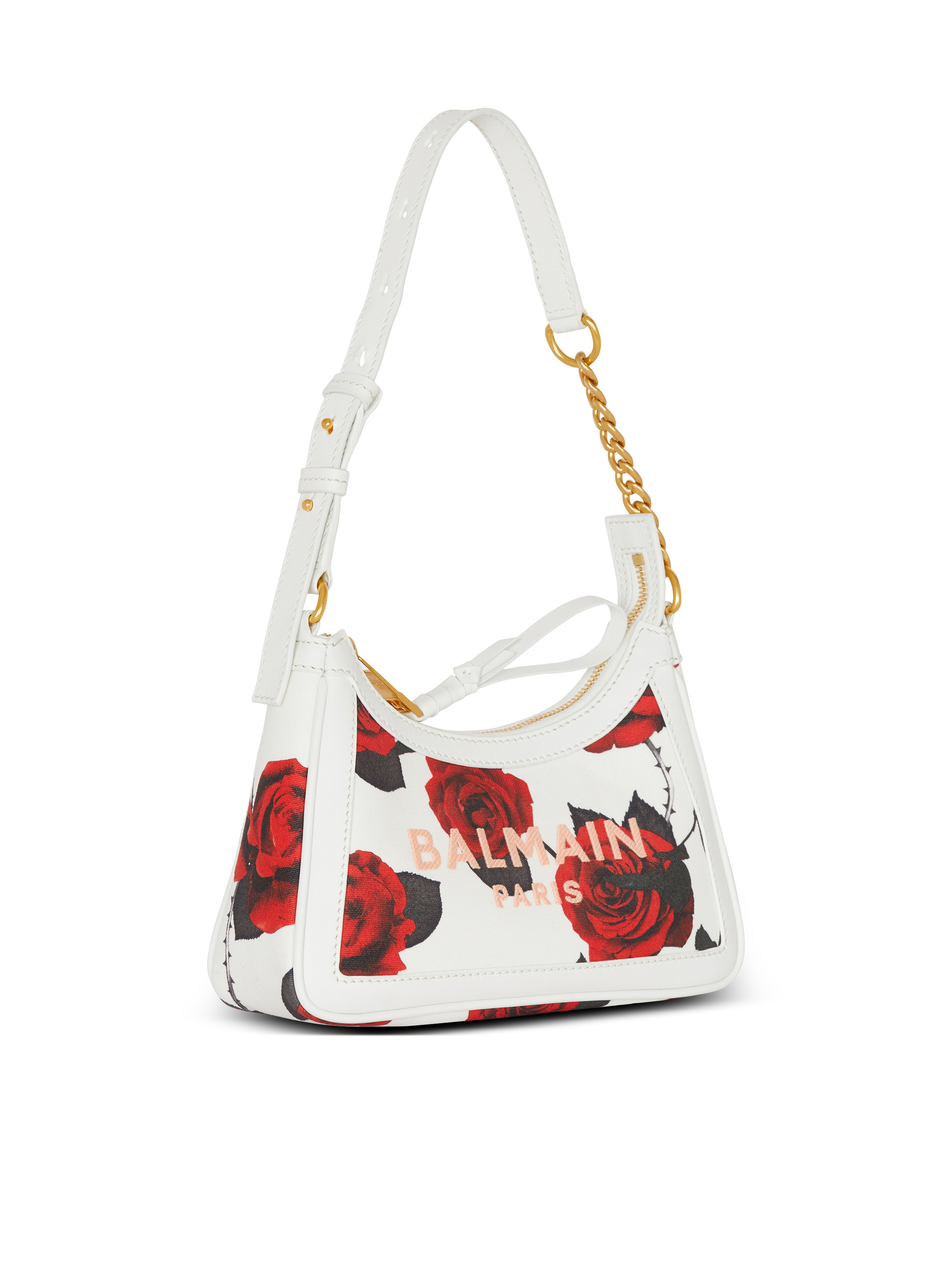 Canvas B-Army Shoulder bag with a Roses print - 3