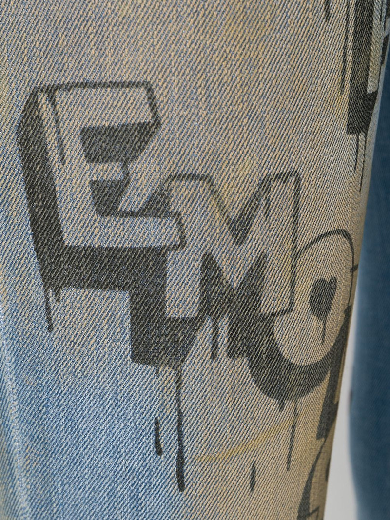 graffiti print skinny jeans 5