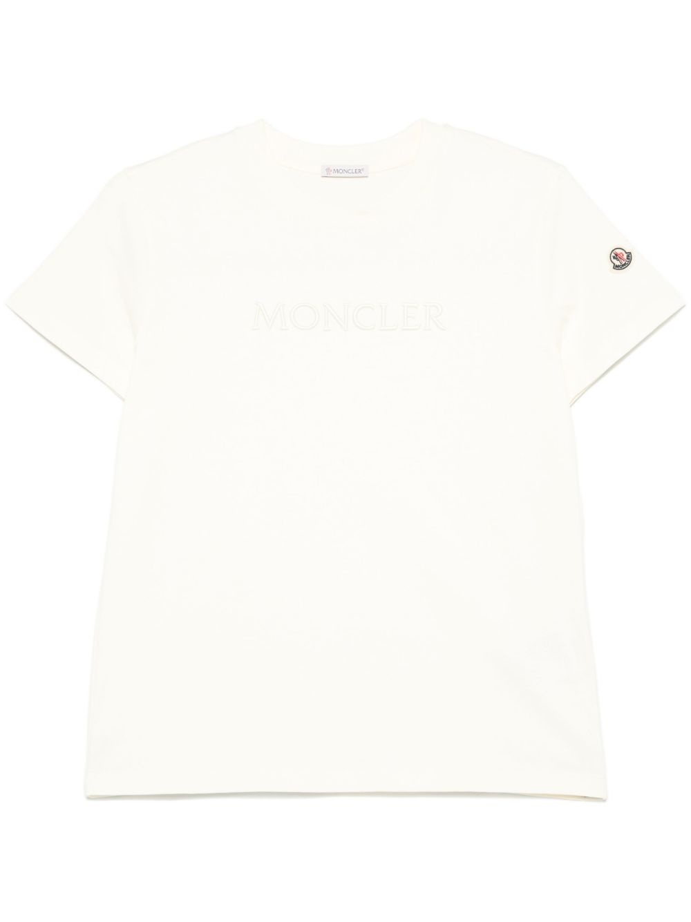 logo-embroidered T-shirt - 1