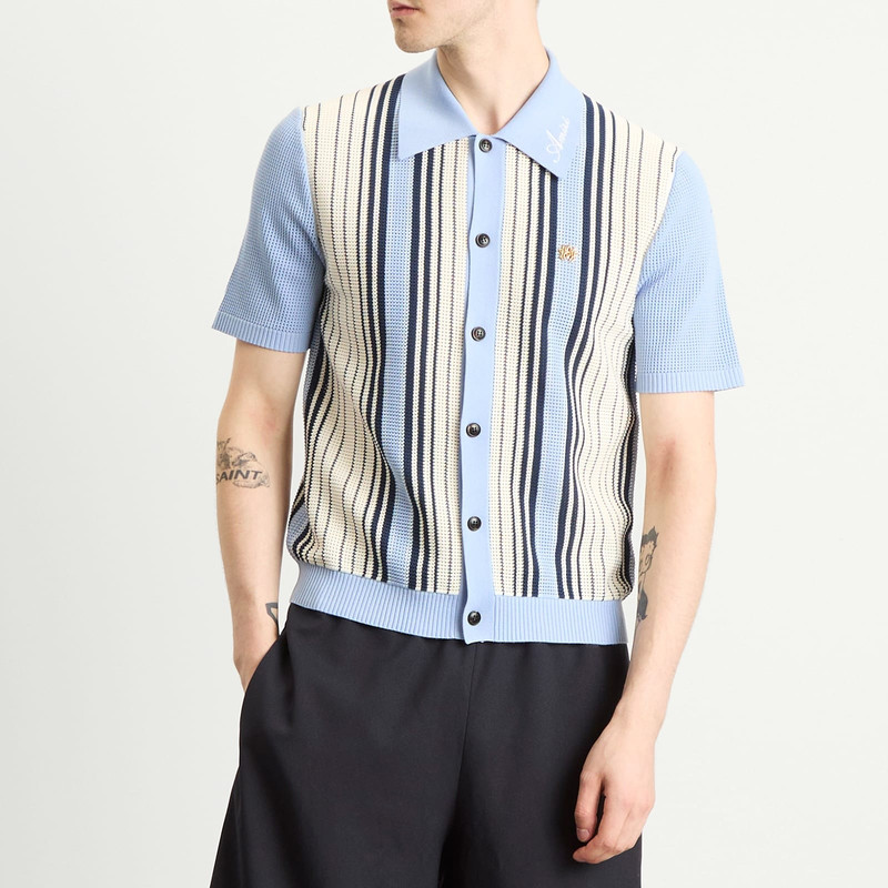 AMIRI AMIRI Amiri Script Stripe Shirt outlook